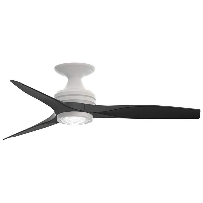 Image 1 Fanimation Spitfire - 48 inch Flush - MW with BL Blades and LED LK