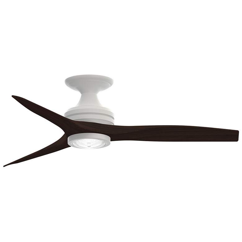 Image 1 Fanimation Spitfire - 48 inch Flush - MW with DWA Blades and LED LK