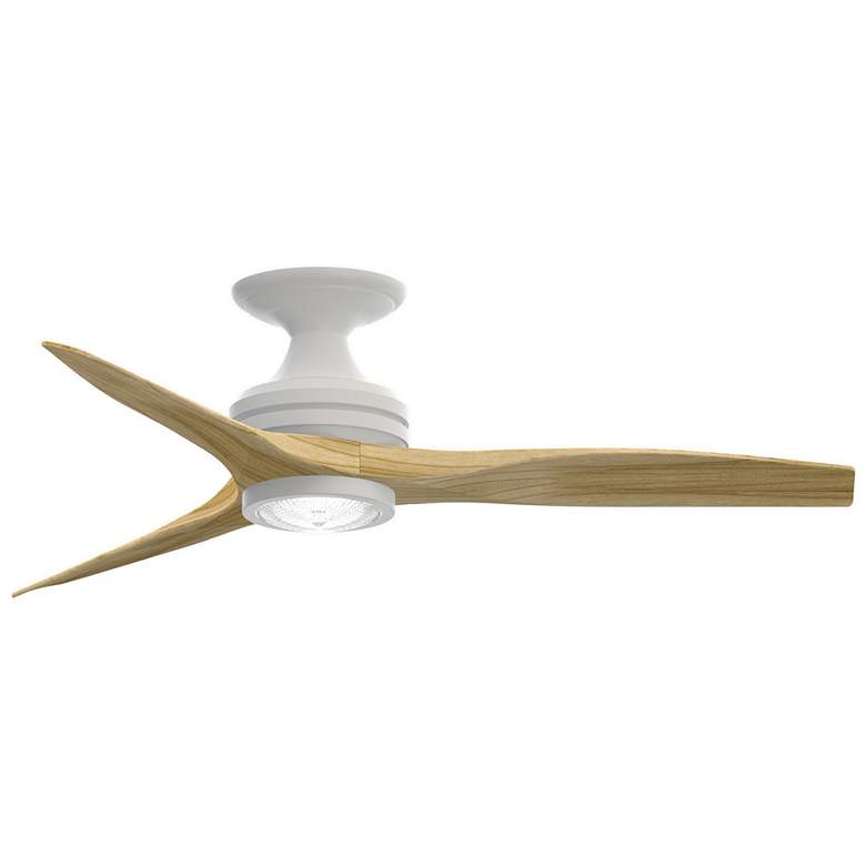 Image 1 Fanimation Spitfire - 48 inch Flush - MW with N Blades and LED LK