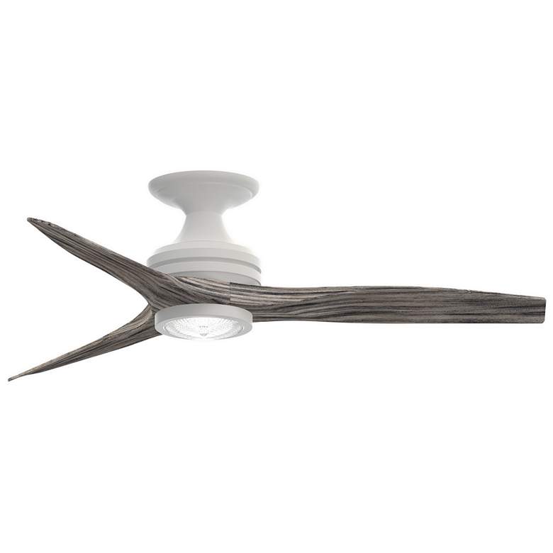 Image 1 Fanimation Spitfire - 48 inch Flush - MW with WE Blades and LED LK