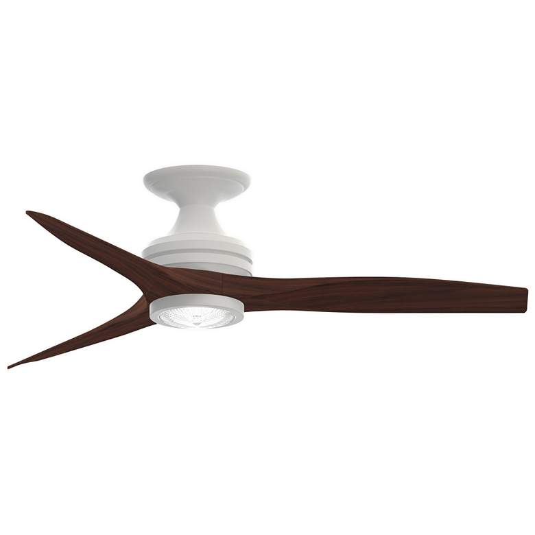 Image 1 Fanimation Spitfire - 48 inch Flush - MW with WK Blades and LED LK