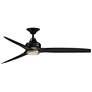 1_Fanimation Spitfire - 60 inch - BL with BL Blades and BS LED LK