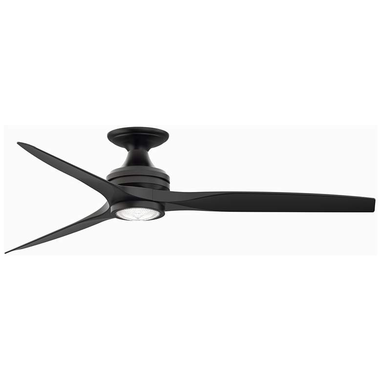 Image 1 Fanimation Spitfire - 60 inch Flush - BL with BL Blades and LED LK