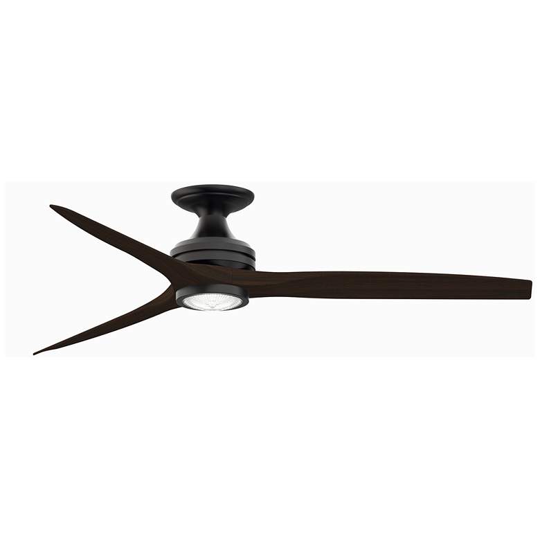 Image 1 Fanimation Spitfire - 60 inch Flush - BL with DWA Blades and LED LK