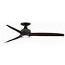 1_Fanimation Spitfire - 60 inch Flush - BL with DWA Blades and LED LK