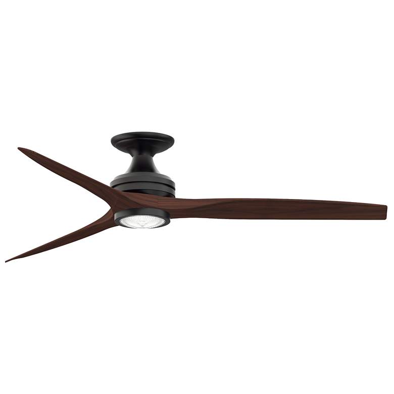 Image 1 Fanimation Spitfire - 60 inch Flush - BL with WK Blades and LED LK