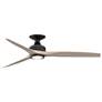 1_Fanimation Spitfire - 60 inch Flush - BL with WW Blades and LED LK