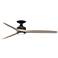 Fanimation Spitfire - 60 inch Flush - BL with WW Blades and LED LK