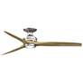 1_Fanimation Spitfire - 60 inch Flush - BN with N Blades and LED LK
