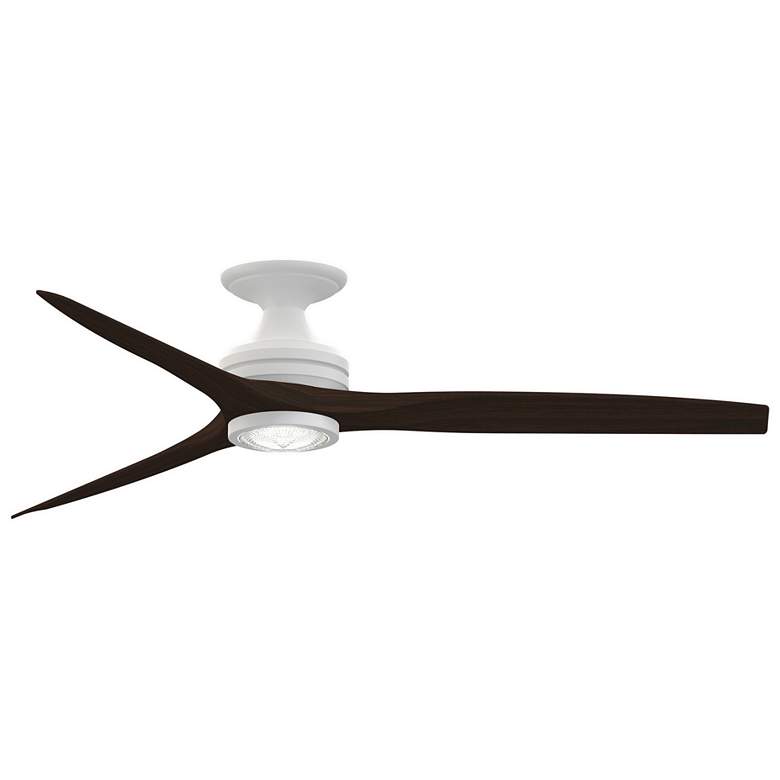 Image 1 Fanimation Spitfire - 60 inch Flush - MW with DWA Blades and LED LK