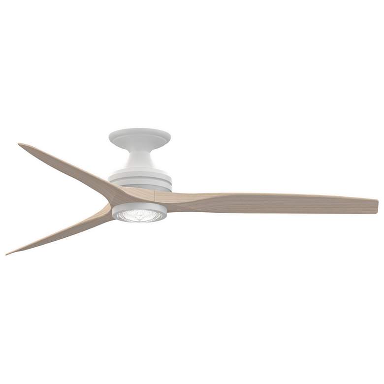 Image 1 Fanimation Spitfire - 60 inch Flush - MW with WW Blades and LED LK