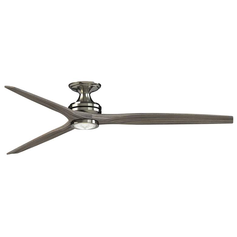 Image 1 Fanimation Spitfire DC 72 inch Flush - BN with WE Blades and BN LED LK