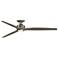 Fanimation Spitfire DC 72 inch Flush - BN with WE Blades and BN LED LK