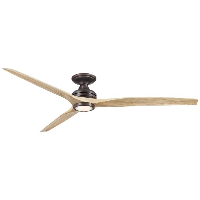 Image 1 Fanimation Spitfire DC 72 inch Flush - DZ with N Blades and DZ LED LK