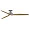 Fanimation Spitfire DC 72 inch Flush - GZ with N Blades and GZ LED LK