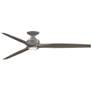 1_Fanimation Spitfire DC 72 inch Flush - GZ with WE Blades and GZ LED LK