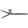Fanimation Spitfire DC 72 inch Flush - GZ with WE Blades and GZ LED LK