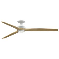 Fanimation Spitfire DC 72 inch Flush - MW with N Blades and MW LED LK