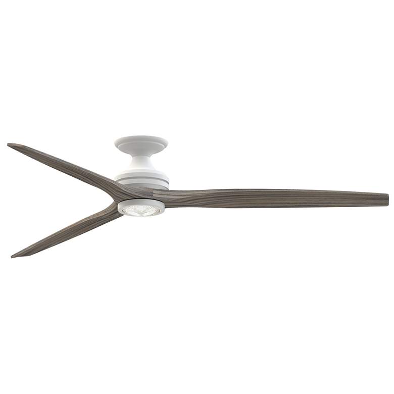 Image 1 Fanimation Spitfire DC 72 inch Flush - MW with WE Blades and MW LED LK