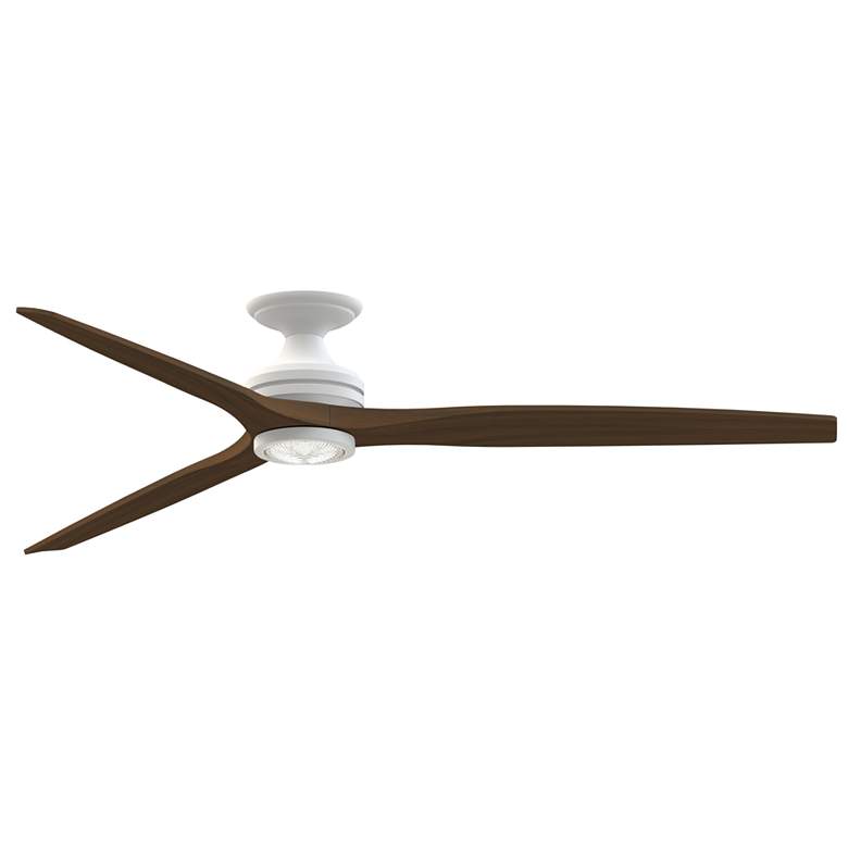 Image 1 Fanimation Spitfire DC 72 inch Flush - MW with WK Blades and MW LED LK