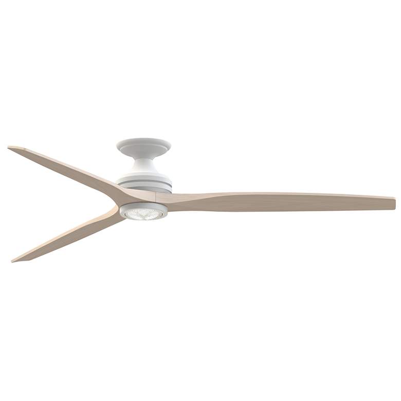 Image 1 Fanimation Spitfire DC 72 inch Flush - MW with WW Blades and MW LED LK