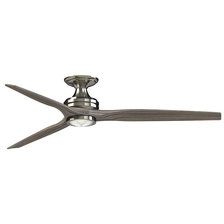 Image 1 Fanimation Spitfire DC Custom - 64" Flush - BN w/ WE Blades & Light Kit