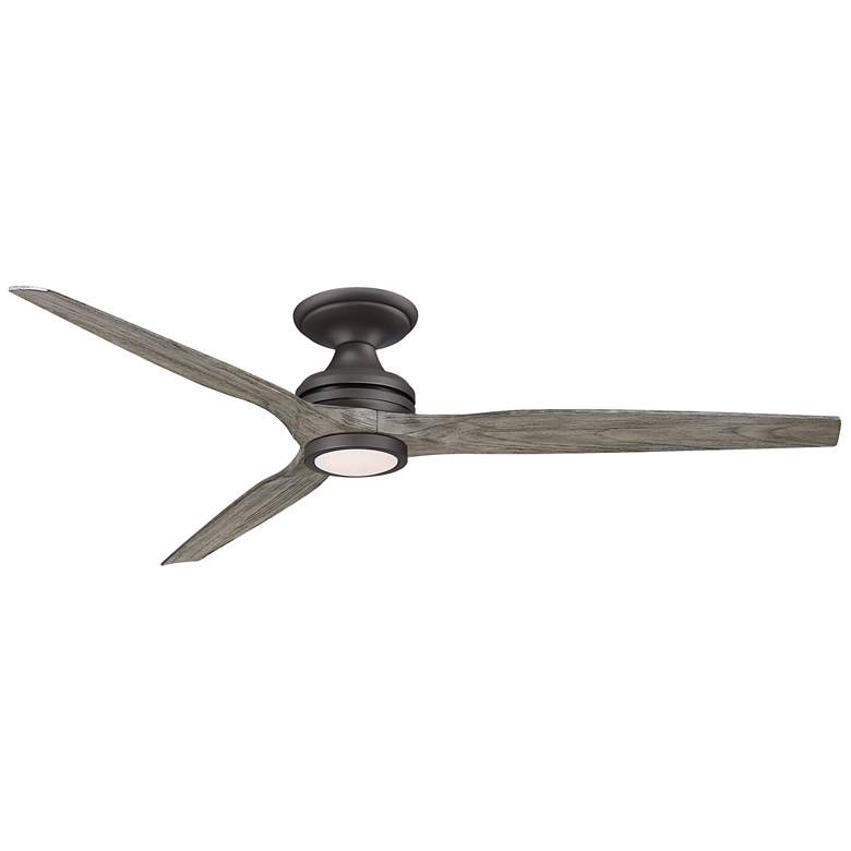 Image 1 Fanimation Spitfire DC Custom 64" Flush Ceiling Fan w/ Light Kit