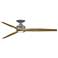 Fanimation Spitfire DC Custom - 64" Flush - GZ w/ N Blades and Light Kit