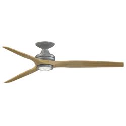 Fanimation Spitfire DC Custom - 64" Flush - GZ w/ N Blades and Light Kit