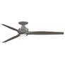 1_Fanimation Spitfire DC Custom - 64" Flush, GZ w/ WE Blades, Light Kit