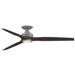 Fanimation Spitfire DC Custom - 64" Flush - GZ with DWA Blades, LK