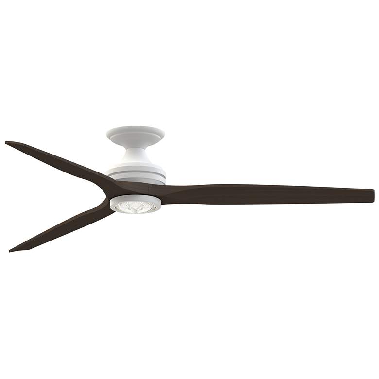 Image 1 Fanimation Spitfire DC Custom - 64 in. Flush - MW w/ DWA Blades, Light Kit