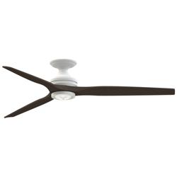 Fanimation Spitfire DC Custom - 64 in.  Flush - MW w/ DWA Blades, Light Kit