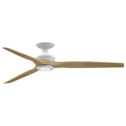 Fanimation Spitfire DC Custom - 64 in. Flush - MW w/ N Blades & MW LED LK
