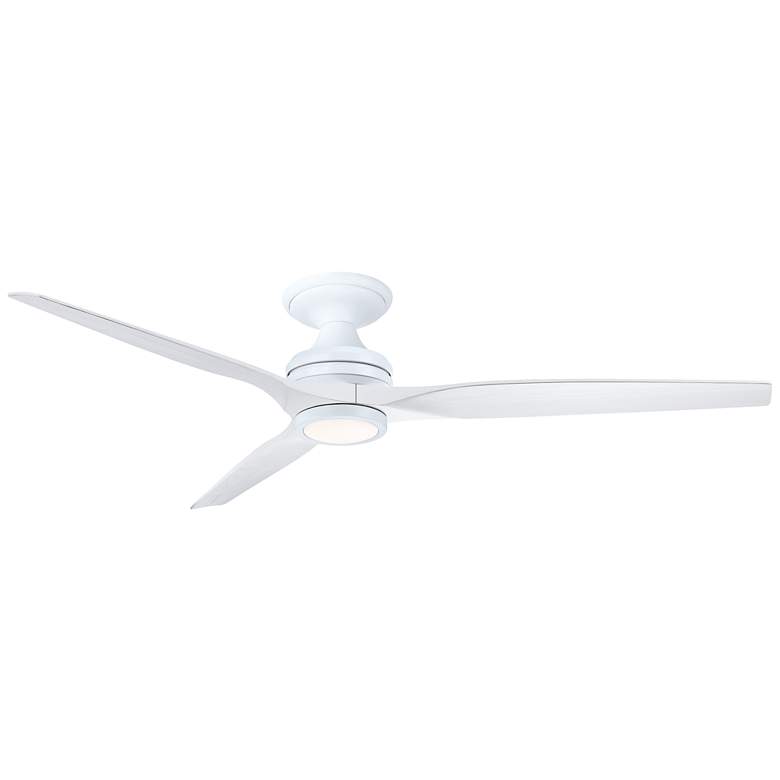 Image 1 Fanimation Spitfire DC Custom - 64 in. Flush - MW w/ WW Blades & MW LED LK