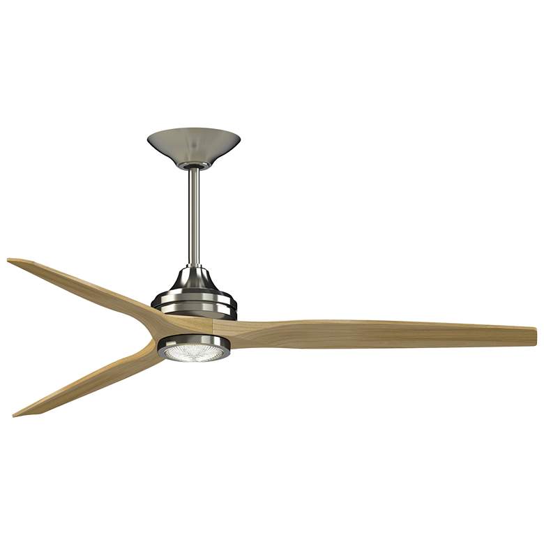 Image 1 Fanimation Spitfire DC Custom - 64 inch - BN with N Blades and BN LED LK