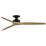 1_Fanimation Spitfire DC Custom - 64 inch Flush - BL with N Blades