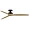 Fanimation Spitfire DC Custom - 64 inch Flush - BL with N Blades