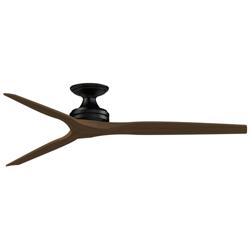 Fanimation Spitfire DC Custom - 64 inch Flush - BL with WK Blades
