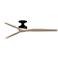 Fanimation Spitfire DC Custom - 64 inch Flush - BL with WW Blades