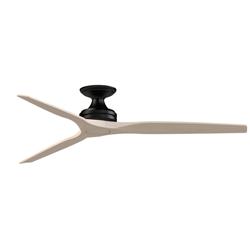 Fanimation Spitfire DC Custom - 64 inch Flush - BL with WW Blades