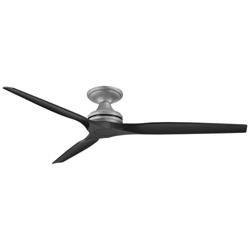 Fanimation Spitfire DC Custom - 64 inch Flush - GZ with BL Blades