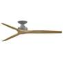 1_Fanimation Spitfire DC Custom - 64 inch Flush - GZ with N Blades