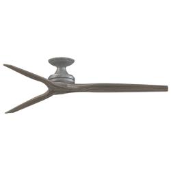 Fanimation Spitfire DC Custom - 64 inch Flush - GZ with WE Blades