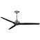 Fanimation Spitfire DC Custom - 64 inch - GZ with BL Blades