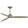 Fanimation Spitfire DC Custom - 64 inch - GZ with N Blades and GZ LED LK