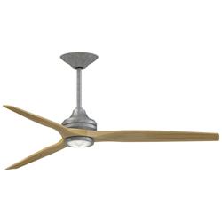 Fanimation Spitfire DC Custom - 64 inch - GZ with N Blades and GZ LED LK