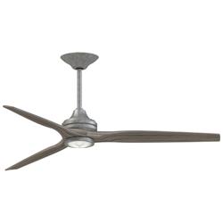 Fanimation Spitfire DC Custom - 64 inch - GZ with WE Blades and GZ LED LK