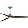 Fanimation Spitfire DC Custom - 64 inch - GZ with WK Blades and GZ LED LK