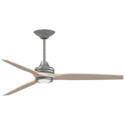 Fanimation Spitfire DC Custom - 64 inch - GZ with WW Blades and GZ LED LK